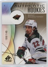 2024 Upper Deck SP Game Used Authentic Rookies Gold /149 Marat Khusnutdinov a2p