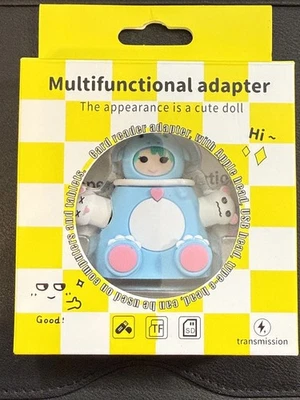 Cute SD Card Reader USB/USB-C Lightning for Laptop Computer, Phone, Tablet - Image 1 of 4