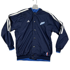 Oklahoma City Thunder Jacket Youth Large Reversible NBA Adidas Snap Varsity