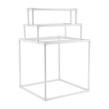 Towel Rack, 8 Bars Outdoor PVC Towel Holder, Freestanding Pool Towel Hanger