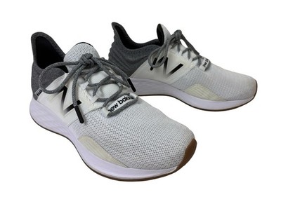 New Balance Fresh Foam Roav V1 Women's Mesh Sneakers White Gray Black 8.5