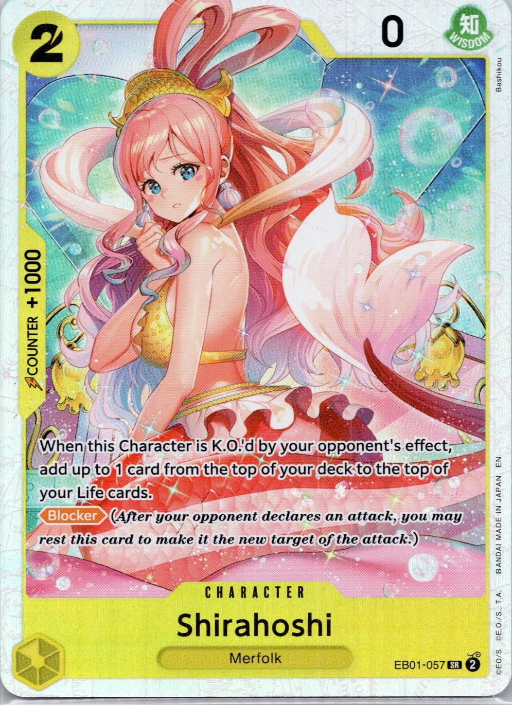 Shirahoshi SR Extra Booster: Memorial Collection EB01-057
