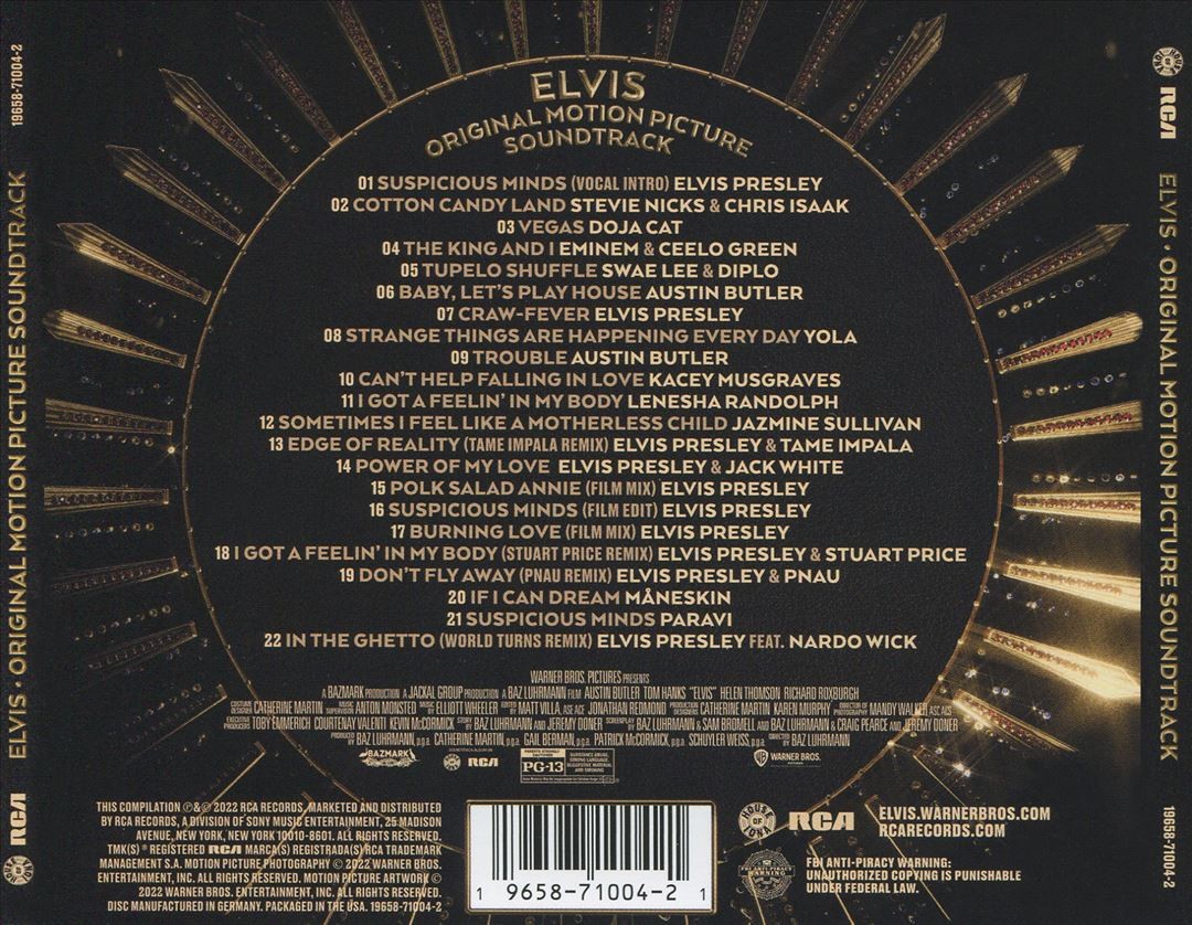 ELVIS (ORIGINAL MOTION PICTURE SOUNDTRACK) NEW CD