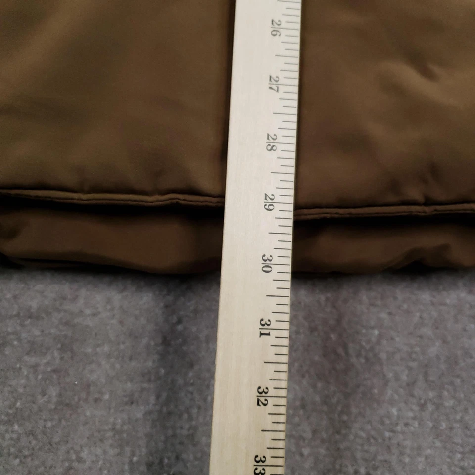 Field & Stream Vest Mens 3XL Brown Tan Puffer Quilted Insulated Sherpa Collar - Image 4 of 4