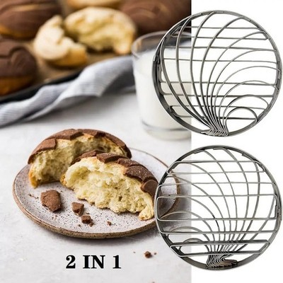 Edelstahl Concha Brotformer für hausgemachte mexikanische Pfanne Dulce