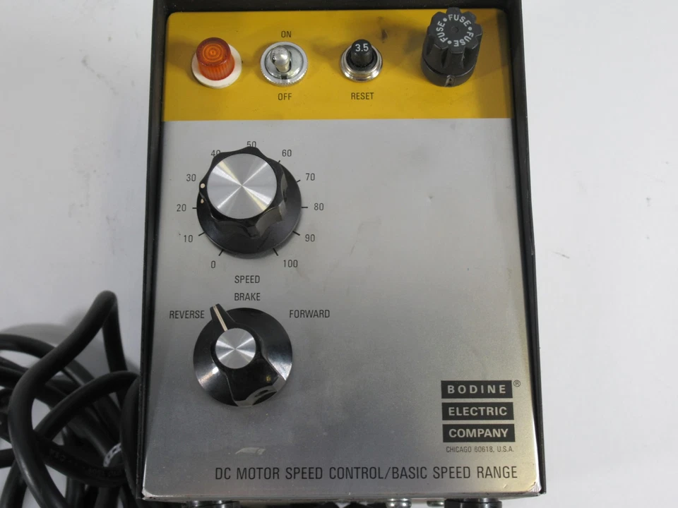 Bodine Electric ASH-400 DC Motor Speed Controller 115V 3.4A 50/60HZ USED - Image 2 of 3