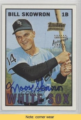 2001 Topps Team Topps Legends Bill Skowron Moose Skowron #TT29F Auto READ 0b2