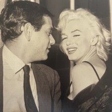 “MARILYN MONROE Milton Greene SPAGHETTI STRAP DRESS”  Photo by Sammy Davis, Jr.