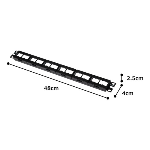 PANDUIT Cat5e Modular Patch Panel Kit 24 Ports CPPK24BLY - Picture 3 of 3