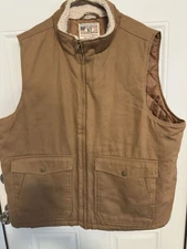 Workwear Products Heritage Brand Weatherproof MENS Harvest Tan Outdoor Vest XXL