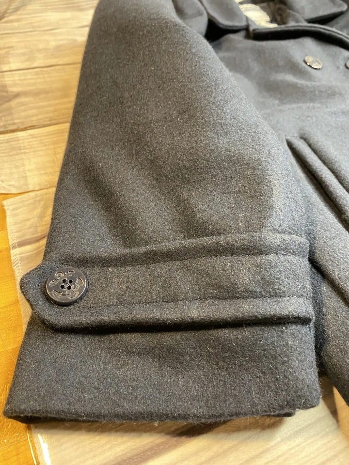 Abrigo French Toast School Wear Azul Marino Talla Preparación 18 Botones Guisante Foto 4 de 4