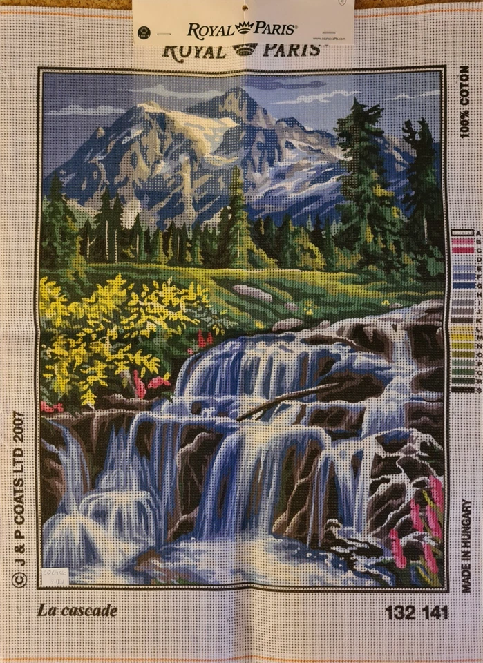 ROYAL PARIS  Needlepoint  Canvas #132141 "La cascade" - Bild 1 von 1