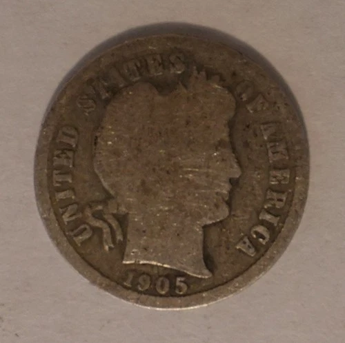 1905-S barber dime