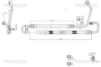 Hydraulikschlauch Lenkung Triscan 8516 11004 FüR BMW 5Er E39 Touring 520 523 525