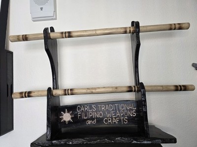 Pair (2 pieces) Burned Rattan  Arnis Escrima Kali Baston Martial Arts Sticks 28''