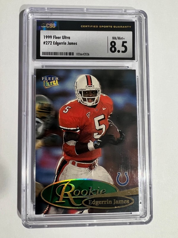 1999 Fleer Ultra - Rookie Edgerrin James #272R (RC) NM/Mint 8.5