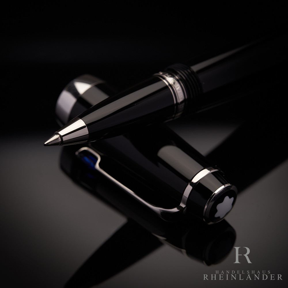 Montblanc Boheme Bleu Platinum Line Rollerball Fineliner Resin