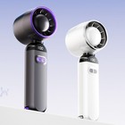 For Outdoor Activities Handheld Fan 2000 MAh Battery Capacity Digital Display