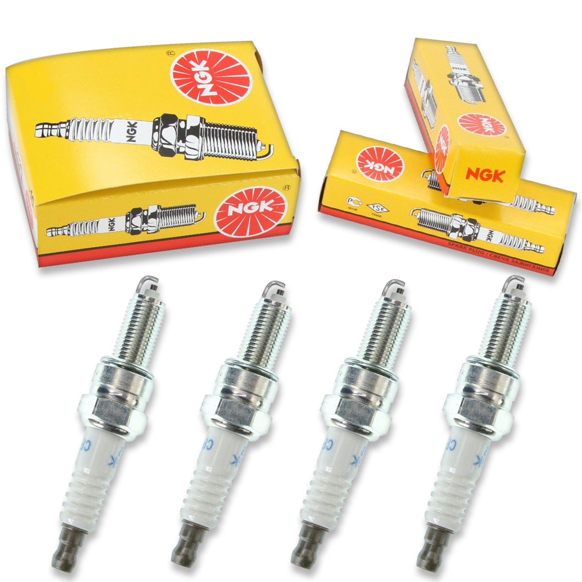 4pcs 09-10 Arctic Cat 550 4x4 Auto LE NGK Standard Spark Plugs 545cc 33ci ja