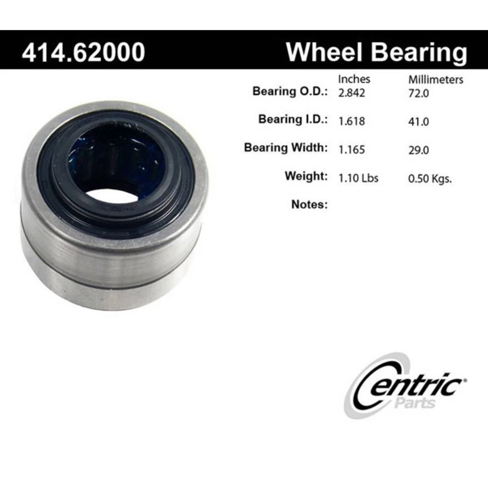 Rolamento de eixo central traseiro 414.62000E para Chevy Olds S10 Pickup Yukon GMC - Imagem 2 de 2