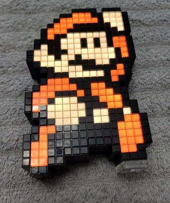 PDP Pixel Pals Super Mario Bros. 3 001, Light Up Figure Statue, 8
