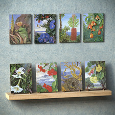 Marianne North Flower Paintings Decorative Ceramic Tiles - Made to Order UK