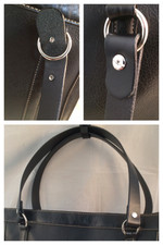 Pair Replacement Leather Handles Totes Bag Purse Briefcase 5 Colors 4 widths