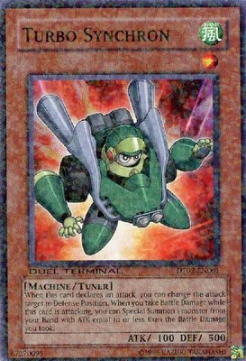 Yugioh! LP Turbo Synchron - DT02-EN001 - Common - Duel Terminal Lightly Played, 