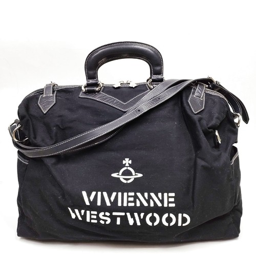 Vivienne Westwood Hand Bag Black Canvas 5800453