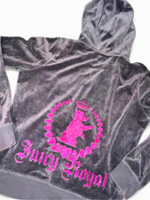 Vintage Y2K Juicy Couture Velour Tracksuit 2 Piece Jacket Pants Full Zip Set