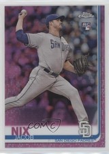 2019 Topps Chrome Pink Refractor Jacob Nix #182 11pj