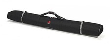 Single Padded Water Resistant Ski Travel Bag for Ski Storage  Transport. Black