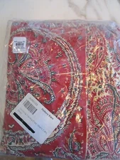 Pottery Barn Sweeney Paisley  quilted Euro sham  multi New