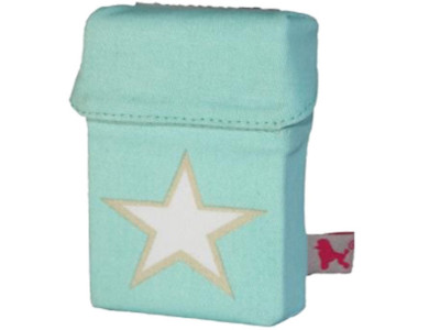 Edles Motiv Design Zigaretten Etui Hülle von Smokeshirt - White Star