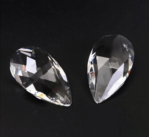 10PCS 38MM Colorful Teardrop Glass Chandelier Crystal Prisms Wedding Decoration - Picture 5 of 43