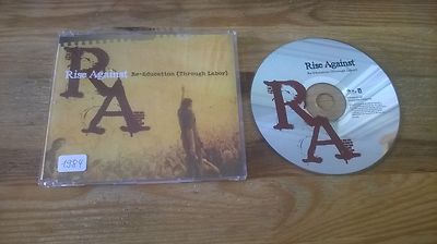 CD Punk Rise Against - Re-Education (1 Song) Promo INTERSCOPE GEFFEN sc