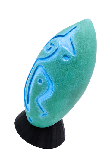 Arcane Teleportation Stone – Handmade Fantasy Decor with Stand | Gamer Gift Prop - Picture 4 of 8