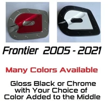 Custom Gas Door For 2004-2021 Nissan Frontier YOU PICK MIDDLE COLOR *SHORT BED*