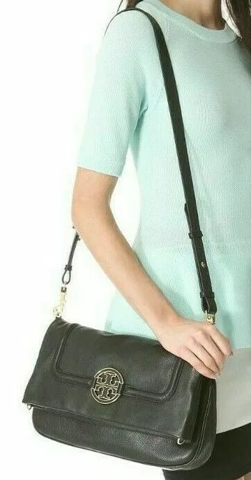Tory burch fold over discount purse