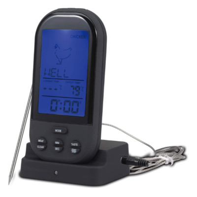 BERGNER   TERMÓMETRO DIGITAL DE CARNE MASTERPRO FOODIES CON AGUJA DE 19 CM NEW