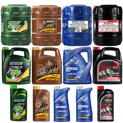 MANNOL 5w-30 10w-40 1L-20 Liter Motoröl für API SN/CH-4 ACEA A3/B4 FANFARO Öle