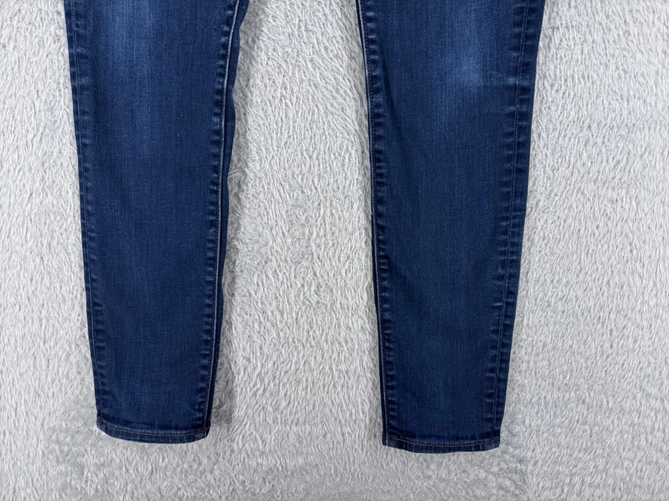 Pantalones de mezclilla Levis Premium para mujer 29 azules grandes E 711 ajustados desgastados 29x28 Foto 2 de 4