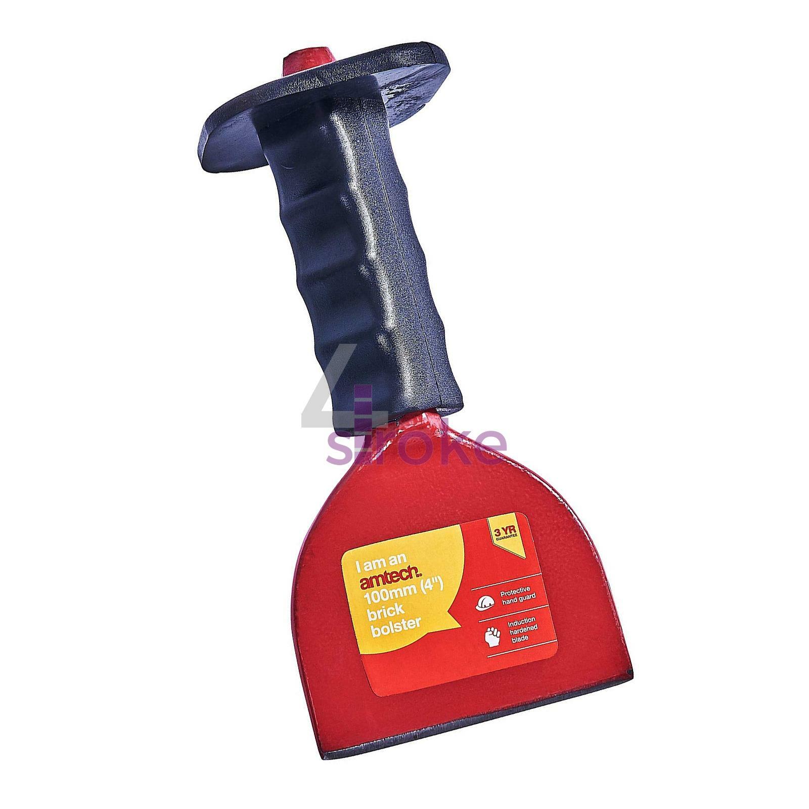 Amtech 4" 100mm Bolster Chisel Rubber Guard For Brick Masonry eBay