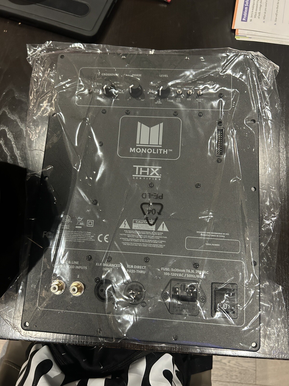 Monolith V2 12in THX Subwoofer Driver And Amp!!!! WORKING! 889028170403