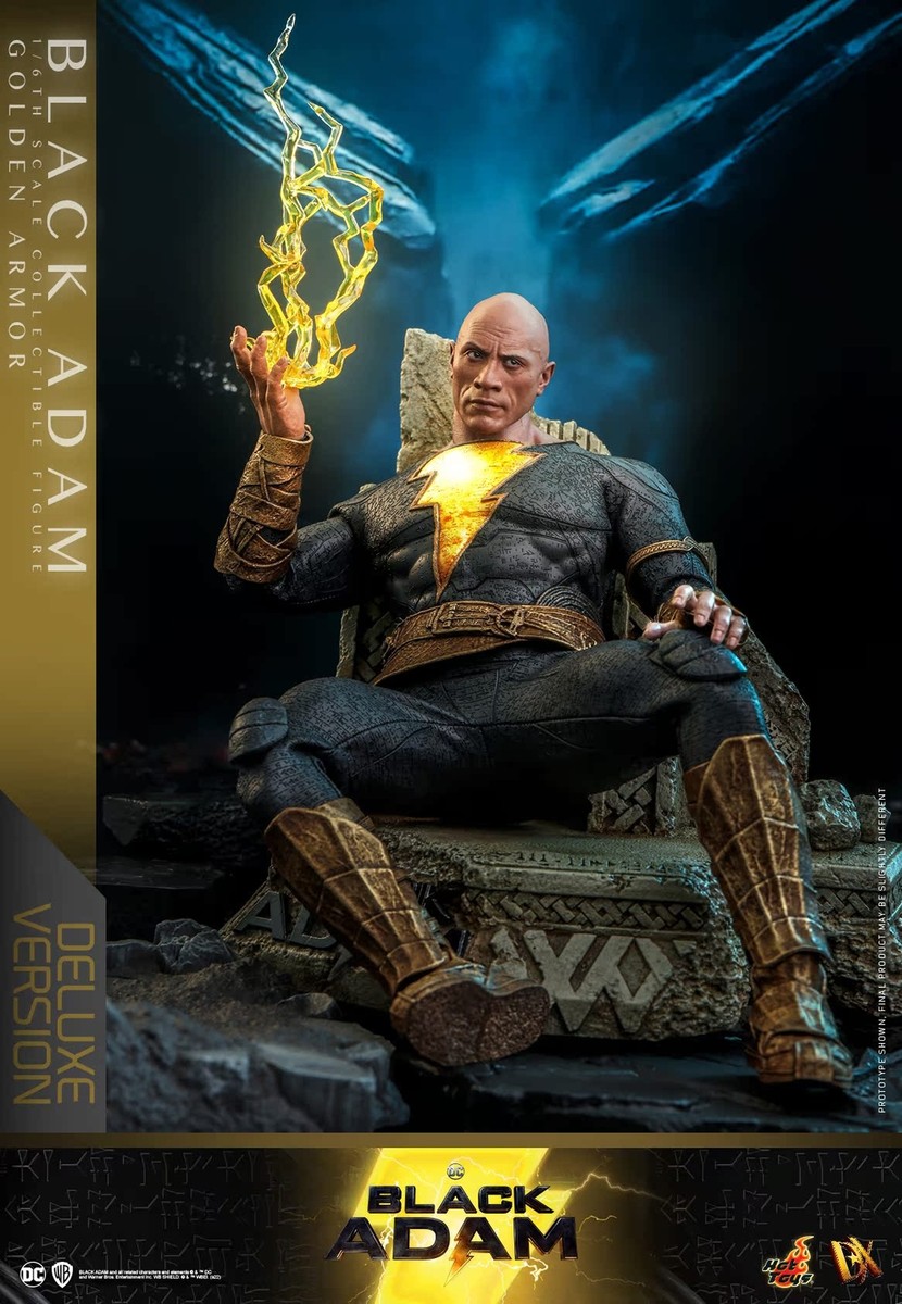 1/6 HOT TOYS HT DX31 Black Adam Golden Battle Armor Edition