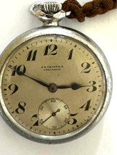 Reloj Bolsillo Seikosha 19 Seiko Ferrocarril Japonés Segunda Guerra Mundial Modelo Piloto Raro - Funciona