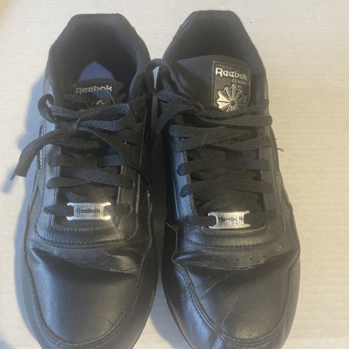 Reebok Classic Black Shoes Lace Up 
