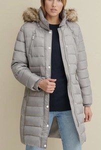 casaco longo plus size