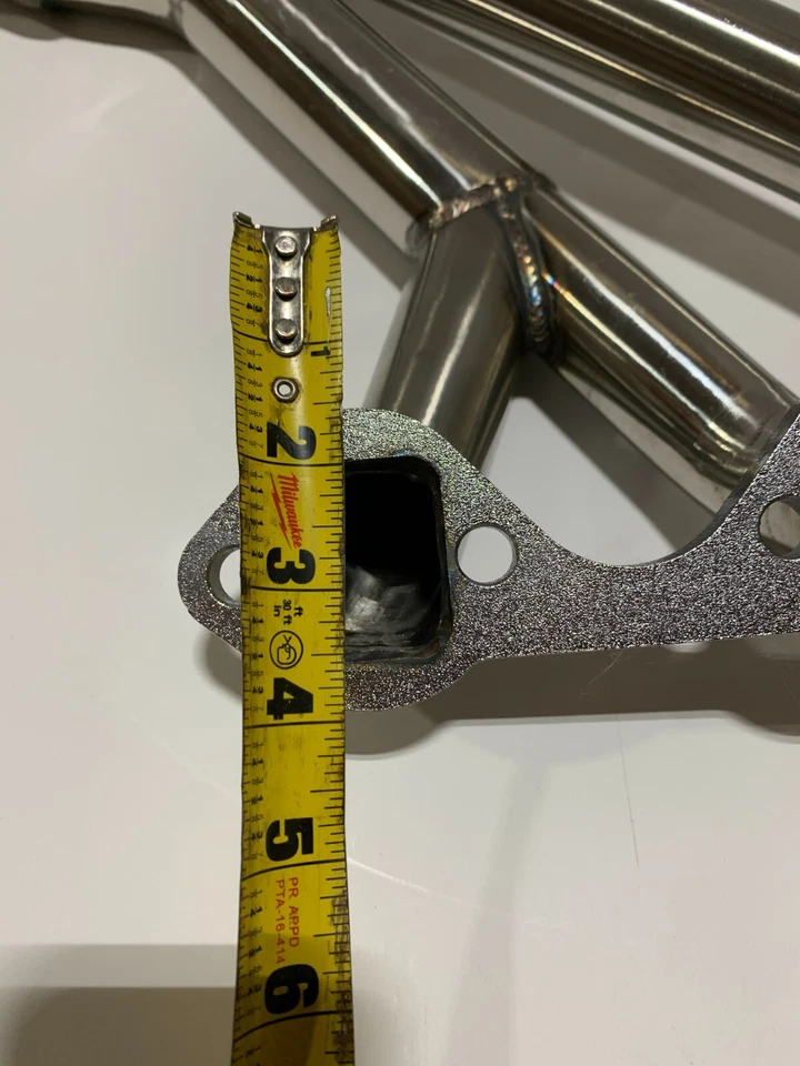 Ford Mustang 1964-1970 acero inoxidable Tri-Y cabezales de escape SB 289 302 351w Foto 3 de 4