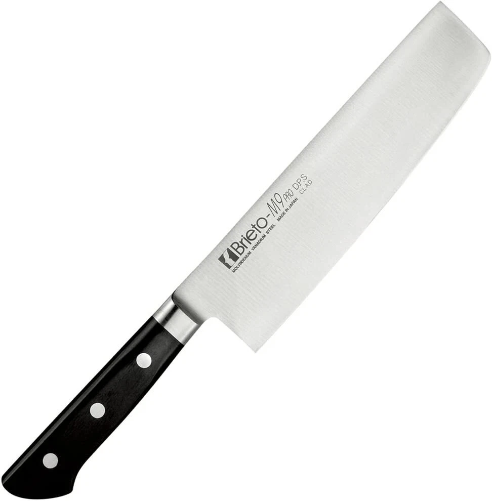 Kataoka Nakiri knife 180mm DPS CLAD M965-DPS Black plywood